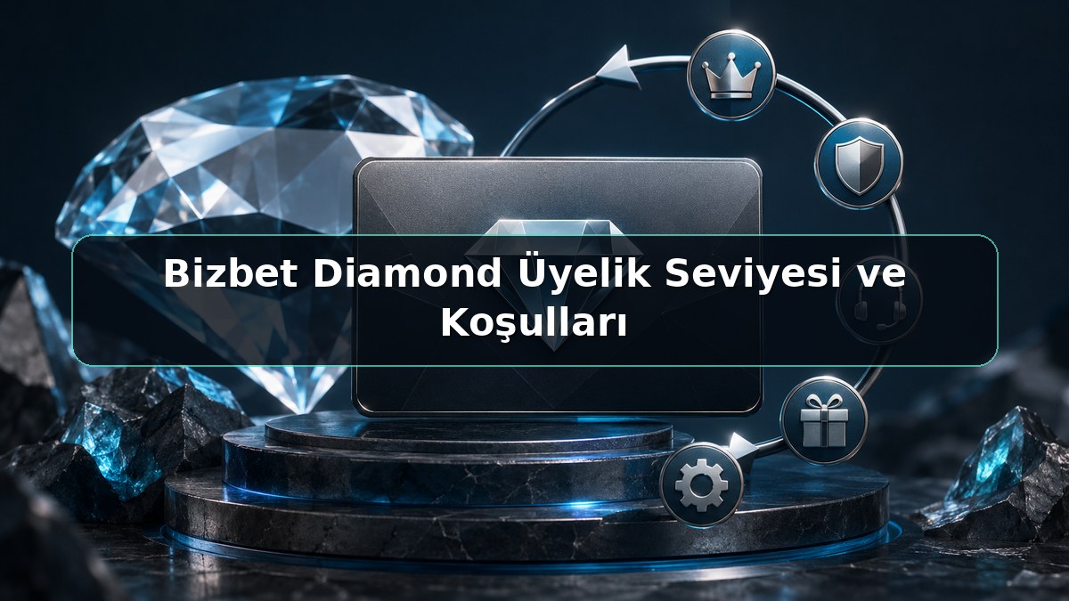 Bizbet Diamond Üyelik Seviyesi ve Koşulları konulu Bizbet görseli