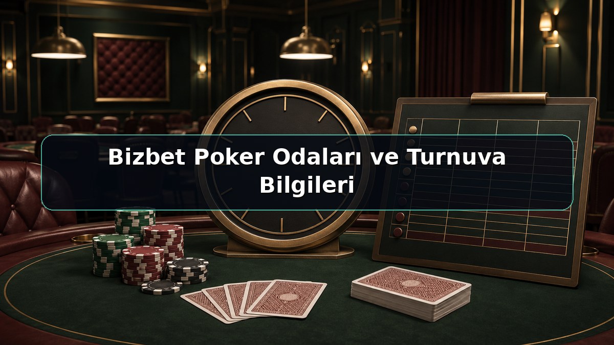 Bizbet Poker Odaları ve Turnuva Bilgileri konulu Bizbet görseli