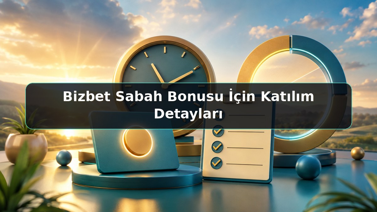 Bizbet Sabah Bonusu İçin Katılım Detayları konulu Bizbet görseli