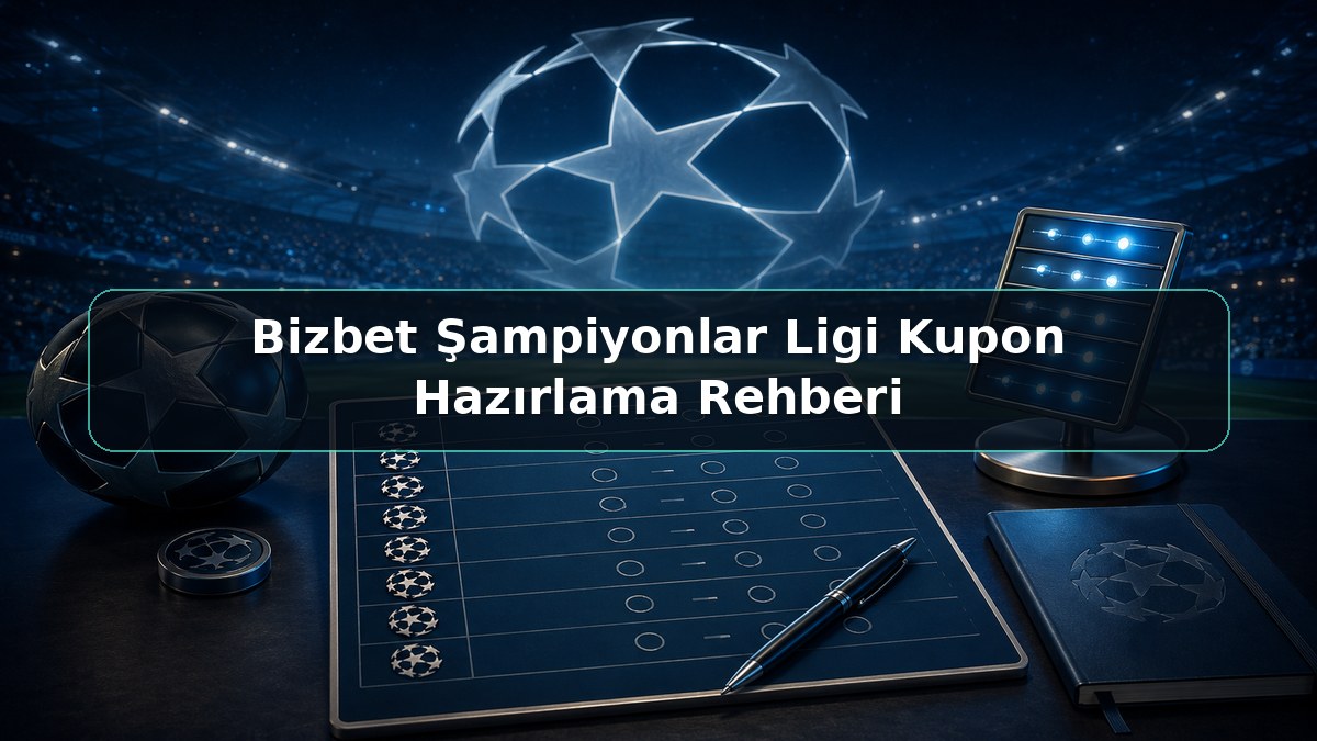 Bizbet Şampiyonlar Ligi Kupon Hazırlama Rehberi konulu Bizbet görseli
