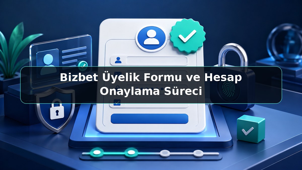 Bizbet Üyelik Formu ve Hesap Onaylama Süreci konulu Bizbet görseli